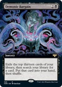 Demonic Bargain (Extended Art) from Innistrad: Crimson Vow
