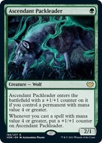 Ascendant Packleader from Innistrad: Crimson Vow