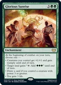 Glorious Sunrise from Innistrad: Crimson Vow