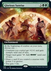 Glorious Sunrise (Extended Art) from Innistrad: Crimson Vow