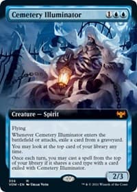 Cemetery Illuminator (Extended Art) from Innistrad: Crimson Vow