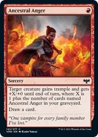 Ancestral Anger from Innistrad: Crimson Vow