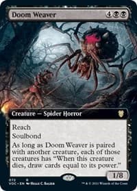 Doom Weaver (Extended Art) from Commander: Innistrad: Crimson Vow