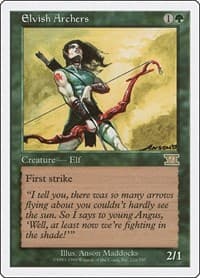 Elvish Archers from Classic Sixth Edition