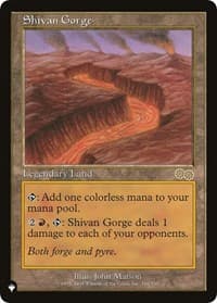 Shivan Gorge from The List Reprints