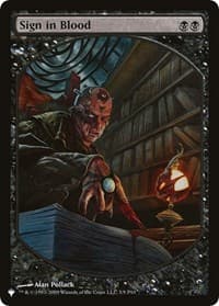 Sign in Blood (P10) from The List Reprints