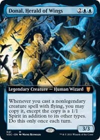Donal, Herald of Wings (Extended Art) from Commander: Innistrad: Crimson Vow