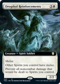 Drogskol Reinforcements (Extended Art) from Commander: Innistrad: Crimson Vow