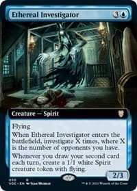 Ethereal Investigator (Extended Art) from Commander: Innistrad: Crimson Vow