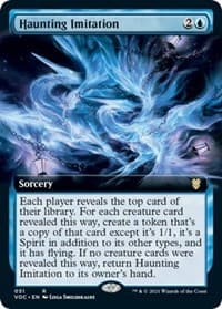 Haunting Imitation (Extended Art) from Commander: Innistrad: Crimson Vow