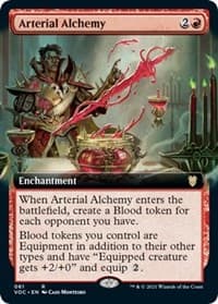Arterial Alchemy (Extended Art) from Commander: Innistrad: Crimson Vow