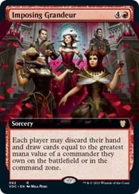 Imposing Grandeur (Extended Art) from Commander: Innistrad: Crimson Vow