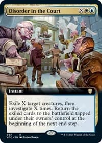 Disorder in the Court (Extended Art) from Commander: Innistrad: Crimson Vow