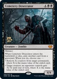Cemetery Desecrator from Prerelease Cards