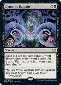 Demonic Bargain from Prerelease Cards