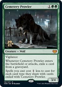 Cemetery Prowler from Prerelease Cards