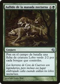 Howl of the Night Pack (Spanish) - "Aullido de la manada nocturna" from Magic Encyclopedia 2011 (Salvat)