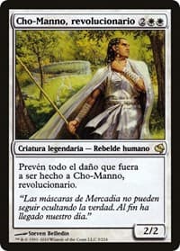Cho-Manno, Revolutionary (Spanish) - "Cho-Manno, revolucionario" from Magic Encyclopedia 2011 (Salvat)