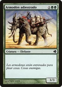 Trained Armodon (Spanish) - "Armodon adiestrado" from Magic Encyclopedia 2011 (Salvat)