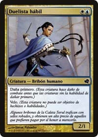 Deft Duelist (Spanish) - "Duelista habil" from Magic Encyclopedia 2011 (Salvat)