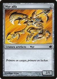 Alpha Myr (Spanish) - "Myr alfa" from Magic Encyclopedia 2011 (Salvat)