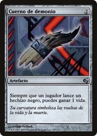 Demon's Horn (Spanish) - "Cuerno de demonio" from Magic Encyclopedia 2011 (Salvat)