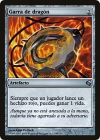 Dragon's Claw (Spanish) - "Garra de dragon" from Magic Encyclopedia 2011 (Salvat)