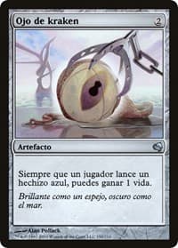 Kraken's Eye (Spanish) - "Ojo de kraken" from Magic Encyclopedia 2011 (Salvat)
