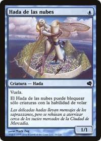 Cloud Sprite (Spanish) - "Hada de las nubes" from Magic Encyclopedia 2011 (Salvat)