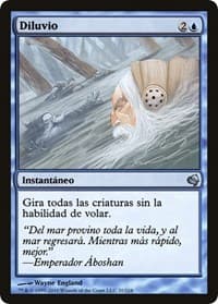 Deluge (Spanish) - "Diluvio" from Magic Encyclopedia 2011 (Salvat)