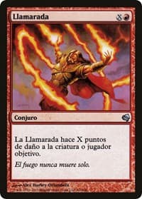 Blaze (Spanish) - "Llamarada" from Magic Encyclopedia 2011 (Salvat)