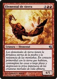 Earth Elemental (Spanish) - "Elemental de tierra" from Magic Encyclopedia 2011 (Salvat)