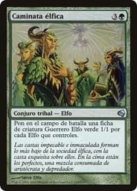 Elvish Promenade (Spanish) - "Caminata elfica" from Magic Encyclopedia 2011 (Salvat)