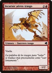 Goblin Sky Raider (Spanish) - "Incursor aereo trasgo" from Magic Encyclopedia 2011 (Salvat)