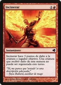 Incinerate (Spanish) - "Incinerar" from Magic Encyclopedia 2011 (Salvat)