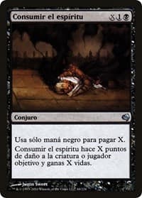 Consume Spirit (Spanish) - "Consumir el espiritu" from Magic Encyclopedia 2011 (Salvat)