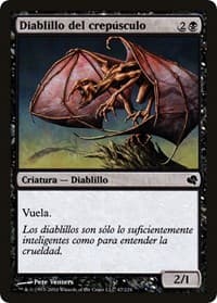 Dusk Imp (Spanish) - "Diablillo del crepusculo" from Magic Encyclopedia 2011 (Salvat)