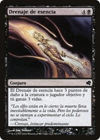 Essence Drain (Spanish) - "Drenaje de esencia" from Magic Encyclopedia 2011 (Salvat)