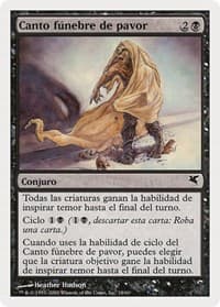 Dirge of Dread (Spanish) - "Canto funebre de pavor" from Magic Encyclopedia 2005 (Salvat/Hachette)