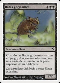 Chittering Rats (Spanish) - "Ratas gorjeantes" (A5) from Magic Encyclopedia 2005 (Salvat/Hachette)
