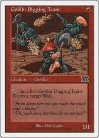 Goblin Digging Team from Classic Sixth Edition