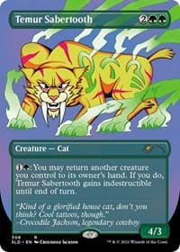 Temur Sabertooth from Secret Lair Drop Series