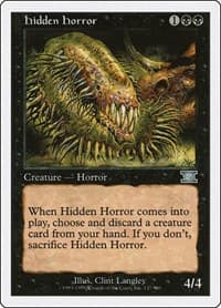 Hidden Horror from Classic Sixth Edition