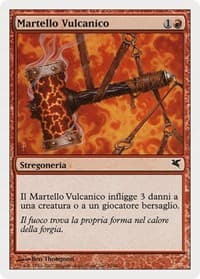 Volcanic Hammer (Italian) - "Martello Vulcanico" (K31) from Magic Encyclopedia 2005 (Salvat/Hachette)
