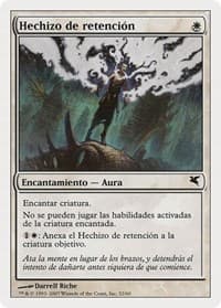 Detainment Spell (Spanish) - "Hechizo de retencion" from Magic Encyclopedia 2005 (Salvat/Hachette)