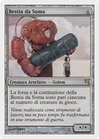 Beast of Burden (Italian) - "Bestia da Soma" from Magic Encyclopedia 2005 (Salvat/Hachette)