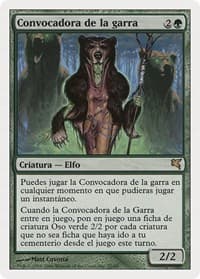 Caller of the Claw (Spanish) - "Convocadora de la garra" from Magic Encyclopedia 2005 (Salvat/Hachette)
