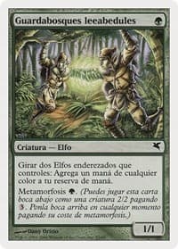 Birchlore Rangers (Spanish) - "Guardabosques leeabedules" (B53) from Magic Encyclopedia 2005 (Salvat/Hachette)