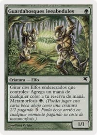 Birchlore Rangers (Spanish) - "Guardabosques leeabedules" (B52) from Magic Encyclopedia 2005 (Salvat/Hachette)