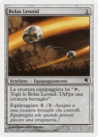 Leonin Bola (Italian) - "Bolas Leonid" from Magic Encyclopedia 2005 (Salvat/Hachette)